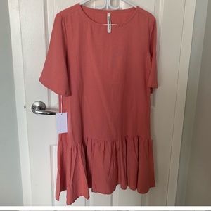 Emma Kudson Lauren dress in faded rose